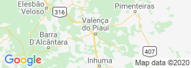 Valenca Do Piaui map